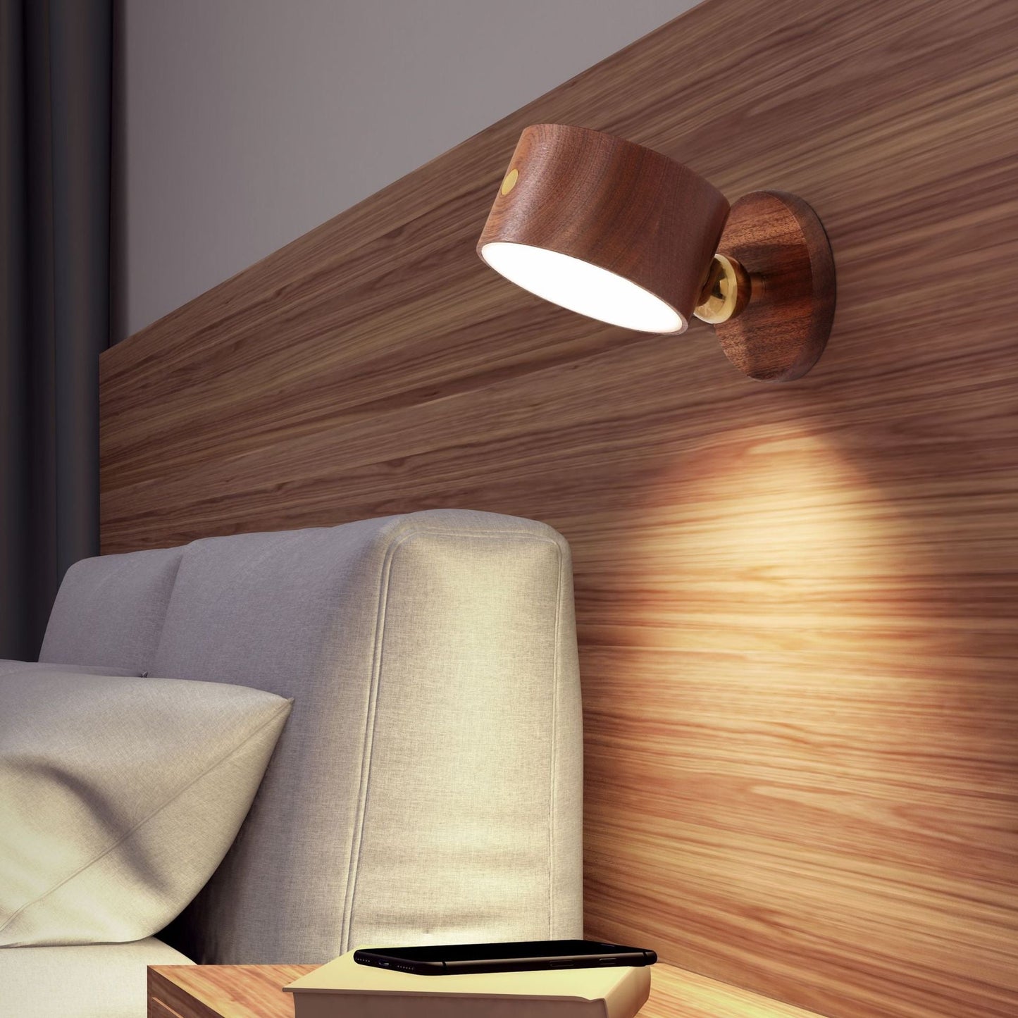 Frendorf | Skandilight - Dunkle Birke Wandleuchte