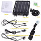 Frendorf | Solar Panel Kit 12V/6V/9V mit 8000mAH wiederaufladbarer Lithium-Batterie, Outdoor-wasserfest für alle Wildkameras, Jagd- & Trailkameras | BL8000