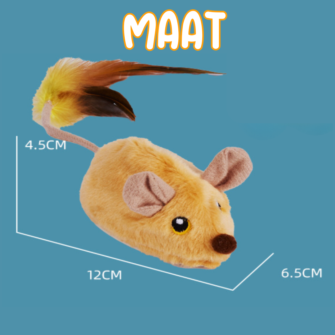 Frendorf | Turbo Muis met Licht & Geluid - Het Zelf-Spelende Speelgoed voor Jouw Kat!