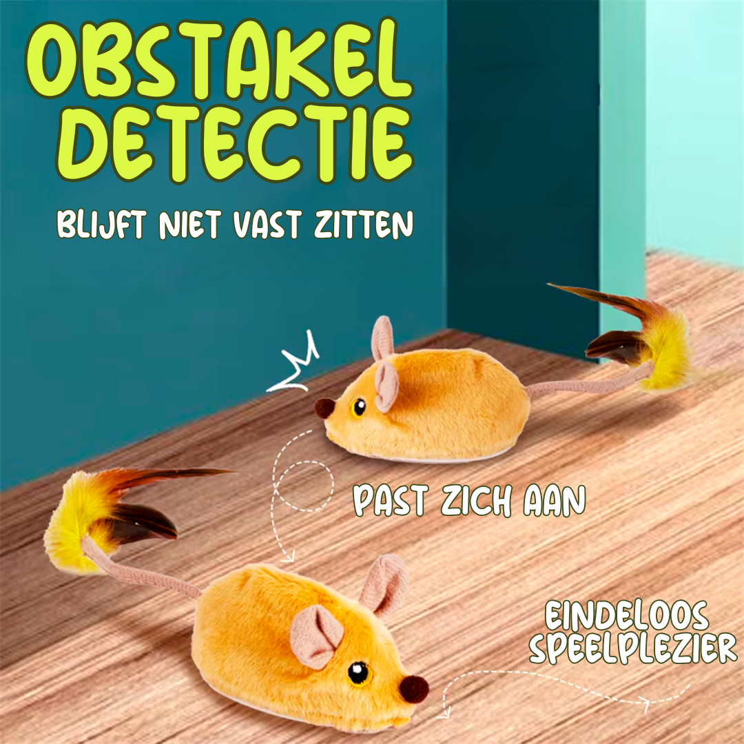 Frendorf | Turbo Muis met Licht & Geluid - Het Zelf-Spelende Speelgoed voor Jouw Kat!