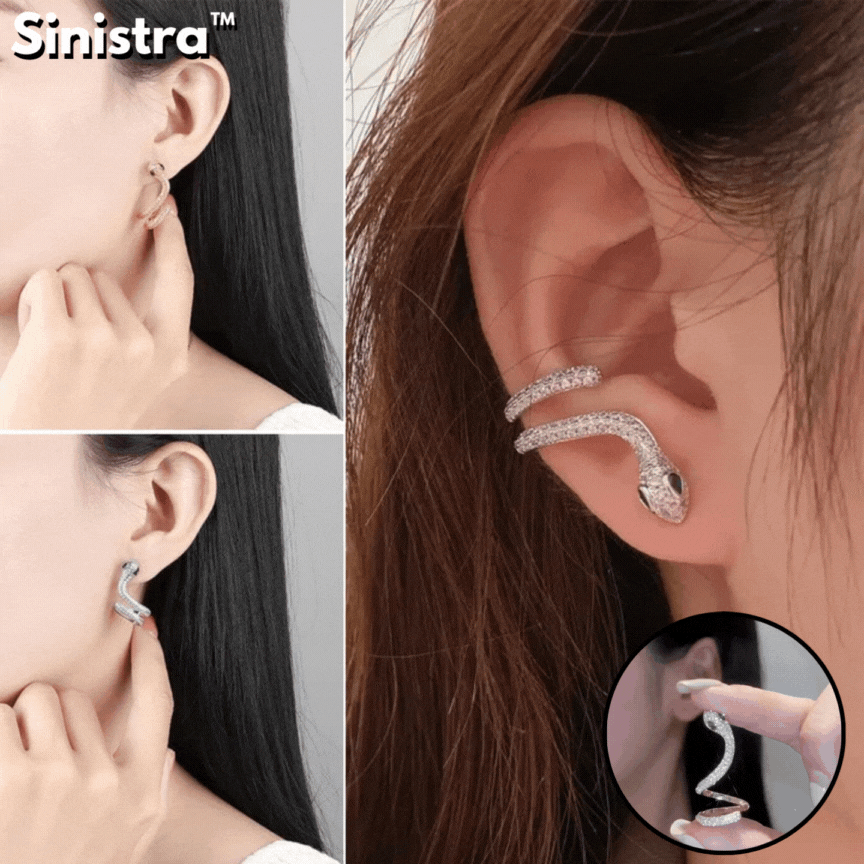 Frendorf |  Sinistra - 1 Paar Schlangen-Ohrringe