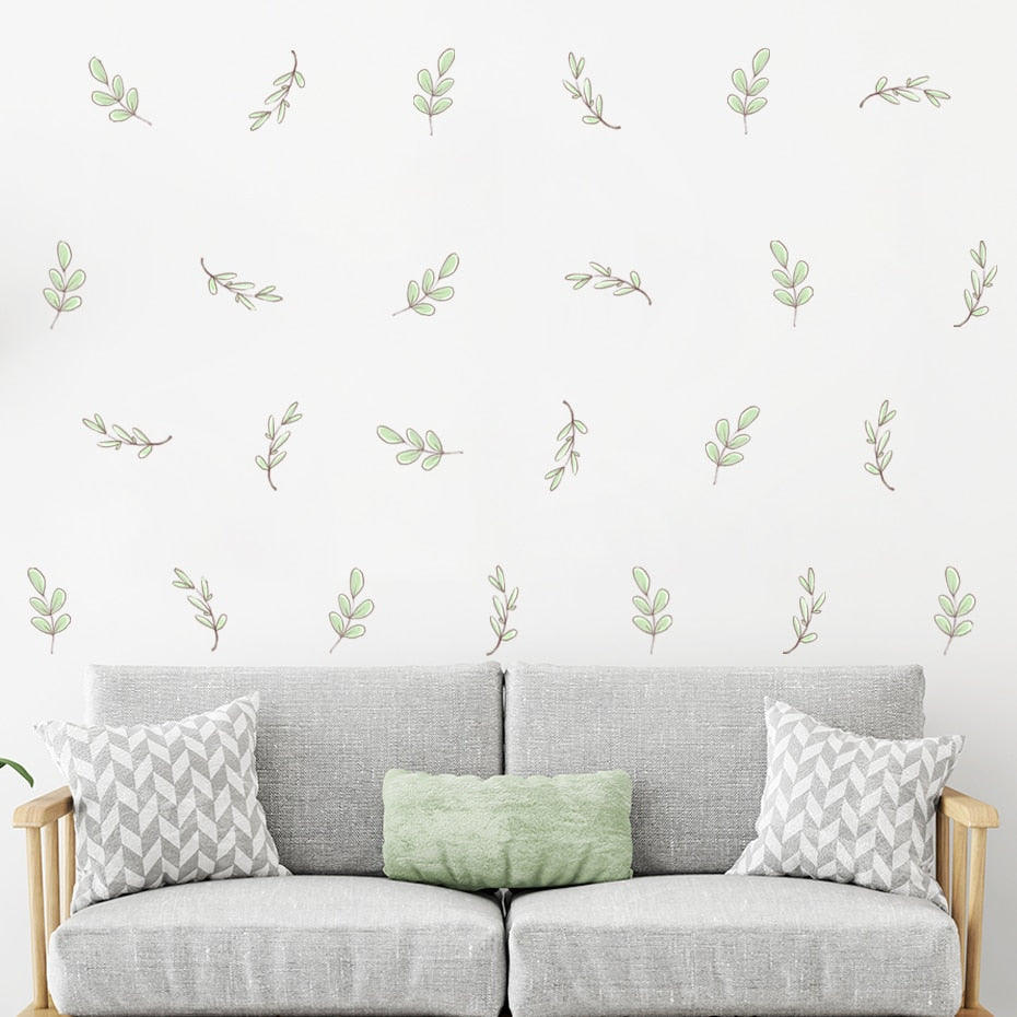 Frendorf | Gartenblätter Muster Wandtattoos
