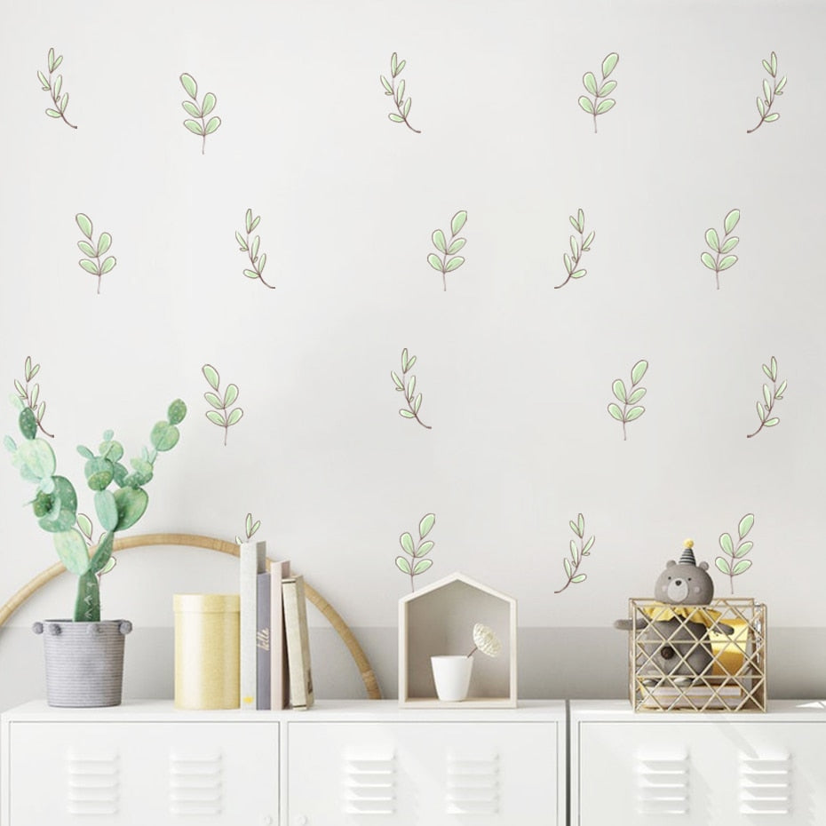 Frendorf | Gartenblätter Muster Wandtattoos