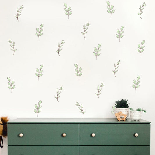 Frendorf | Gartenblätter Muster Wandtattoos