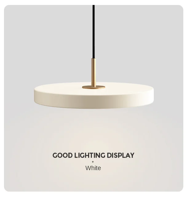 Frendorf | UFOGlow LED Pendelleuchte | Metall Design | Moderne Deckenleuchte für Zuhause