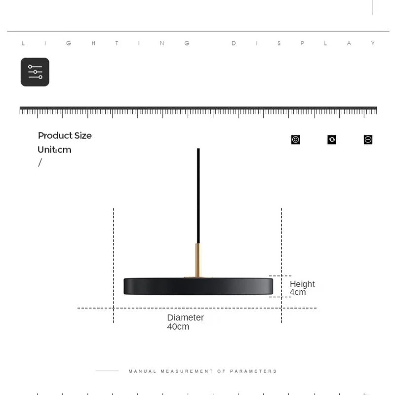 Frendorf – Futuristische Metall LED Pendelleuchte