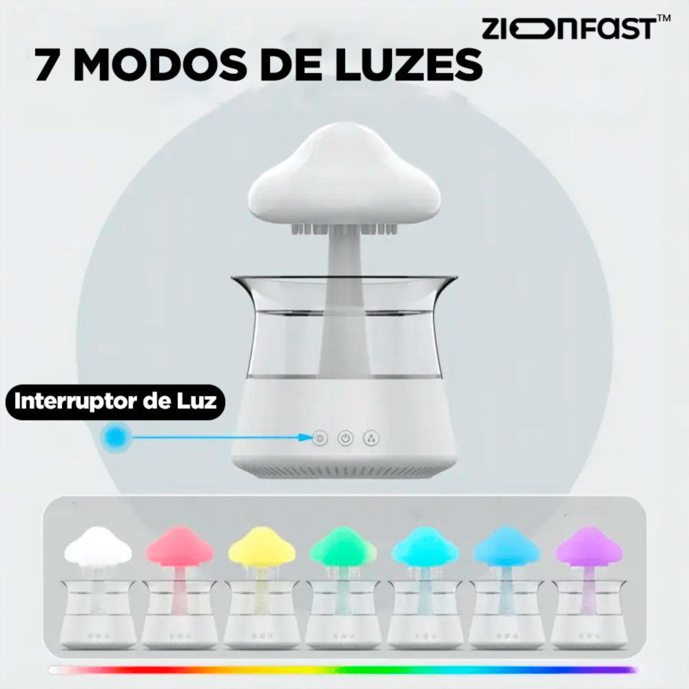 LED-Pilz-Diffusor und Luftbefeuchter - Zion™