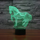 Charmantes Pferd 3D optische Illusionslampe