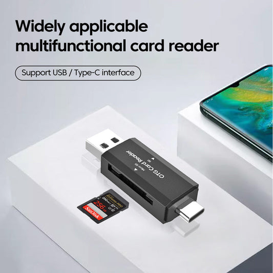 Frendorf | 2 in 1 USB Type-C SD und TF Kartenleser Adapter