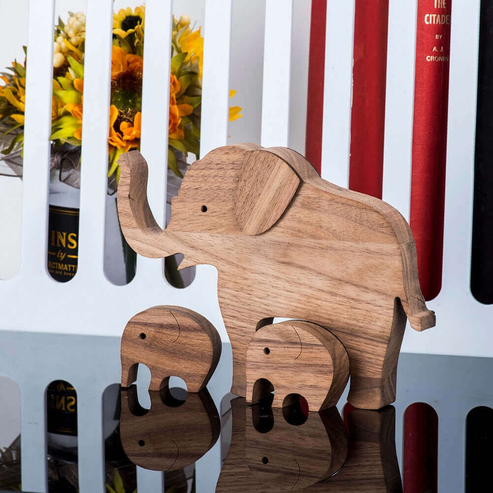 Dänische Holztiere Ornamente