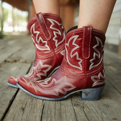 Frendorf | Bestickte Cowboystiefel aus Leder