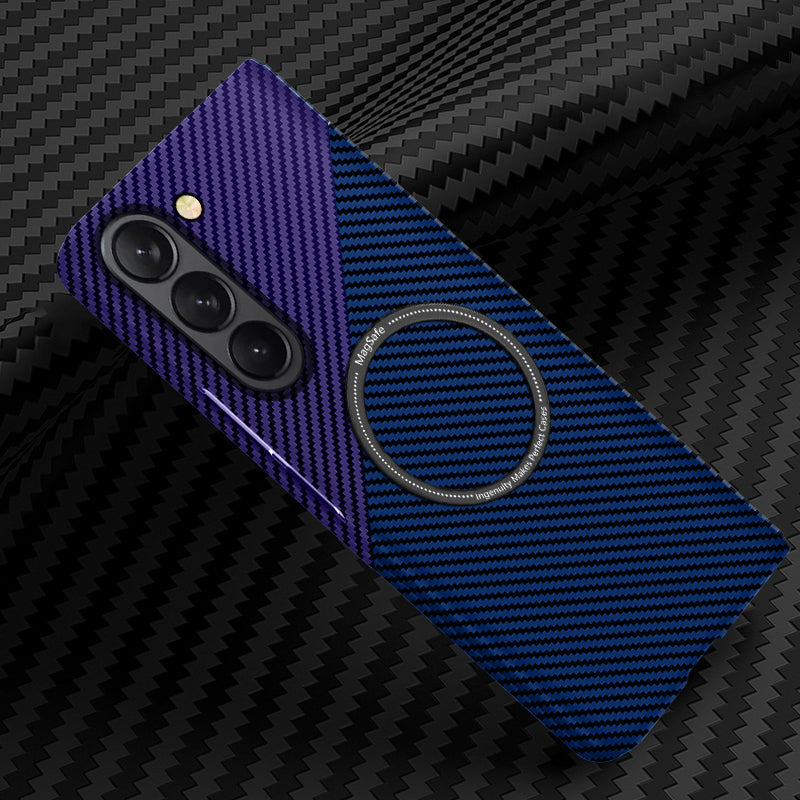 Frendorf | Ultra Dünne Matte Kohlefaser PC Magsafe Hülle Für Samsung Galaxy Z Fold 6