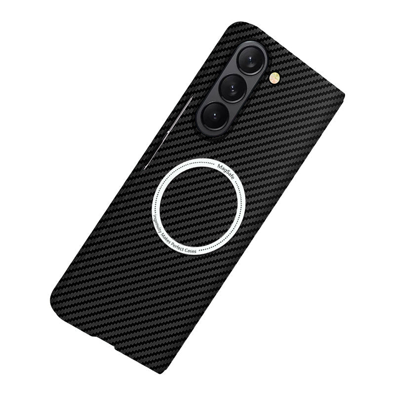 Frendorf | Ultra Dünne Matte Kohlefaser PC Magsafe Hülle Für Samsung Galaxy Z Fold 6