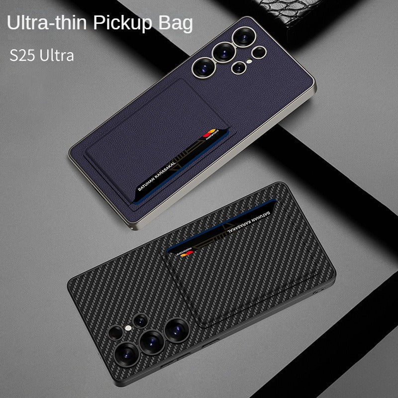 Frendorf | Ultra dünne PU-Lederhülle mit Kreditkartenfach für Samsung Galaxy S25