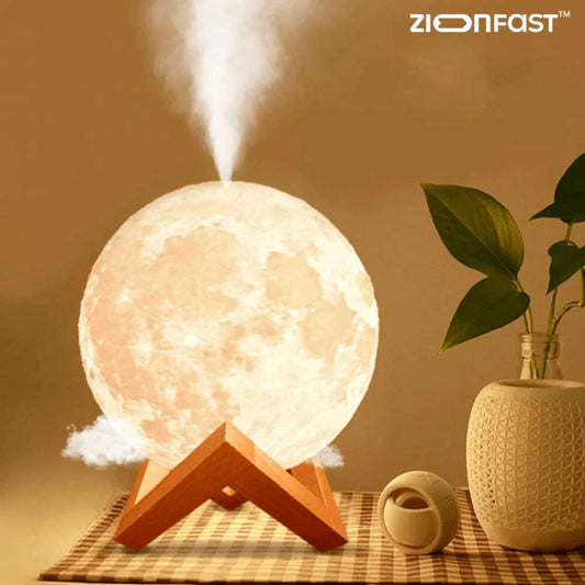 Luftbefeuchter und 3D Mondlampe - Zion™