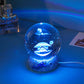 Frendorf | AquaGlobe Kristallkugel Nachtlicht | Unterwasserwelt LED Lampe | Stimmungslicht & Deko für Zuhause