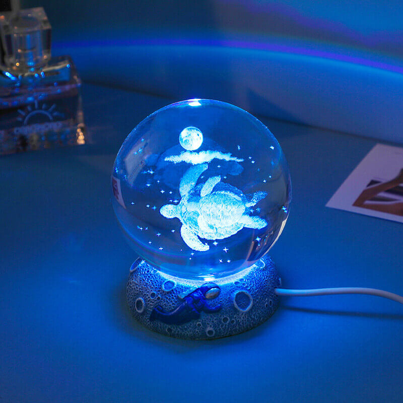 Unterwasserwelt Kristallkugel Nachtlicht