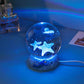 Frendorf | AquaGlobe Kristallkugel Nachtlicht | Unterwasserwelt LED Lampe | Stimmungslicht & Deko für Zuhause