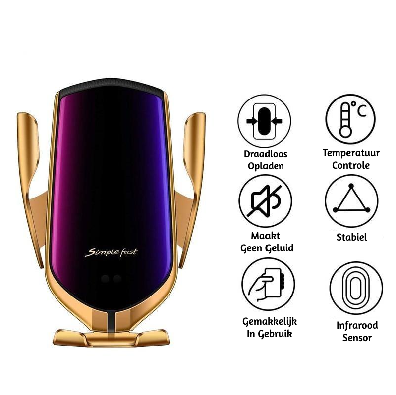 Frendorf | Automatischer Handyhalter mit kabellosem Ladegerät