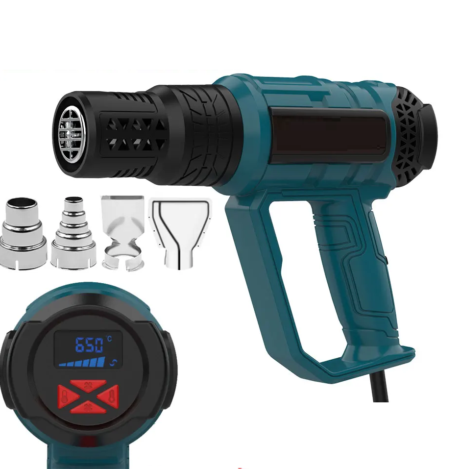 Frendorf | 2000W Industrie Elektro-Heißluftgebläse mit digitalem LCD-Display einstellbare Temperatur – ProTherm