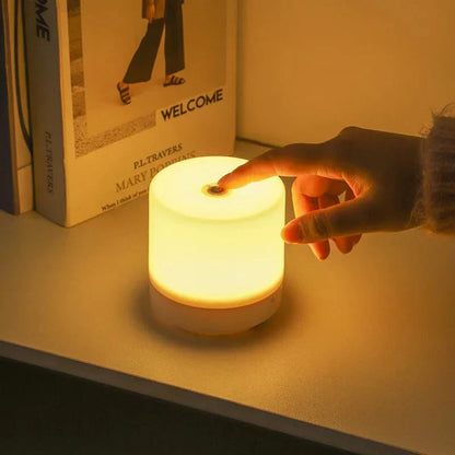 Frendorf | Nachttischlampe - Lumina - Dimmbare Tactile USB - LED Tischlampe