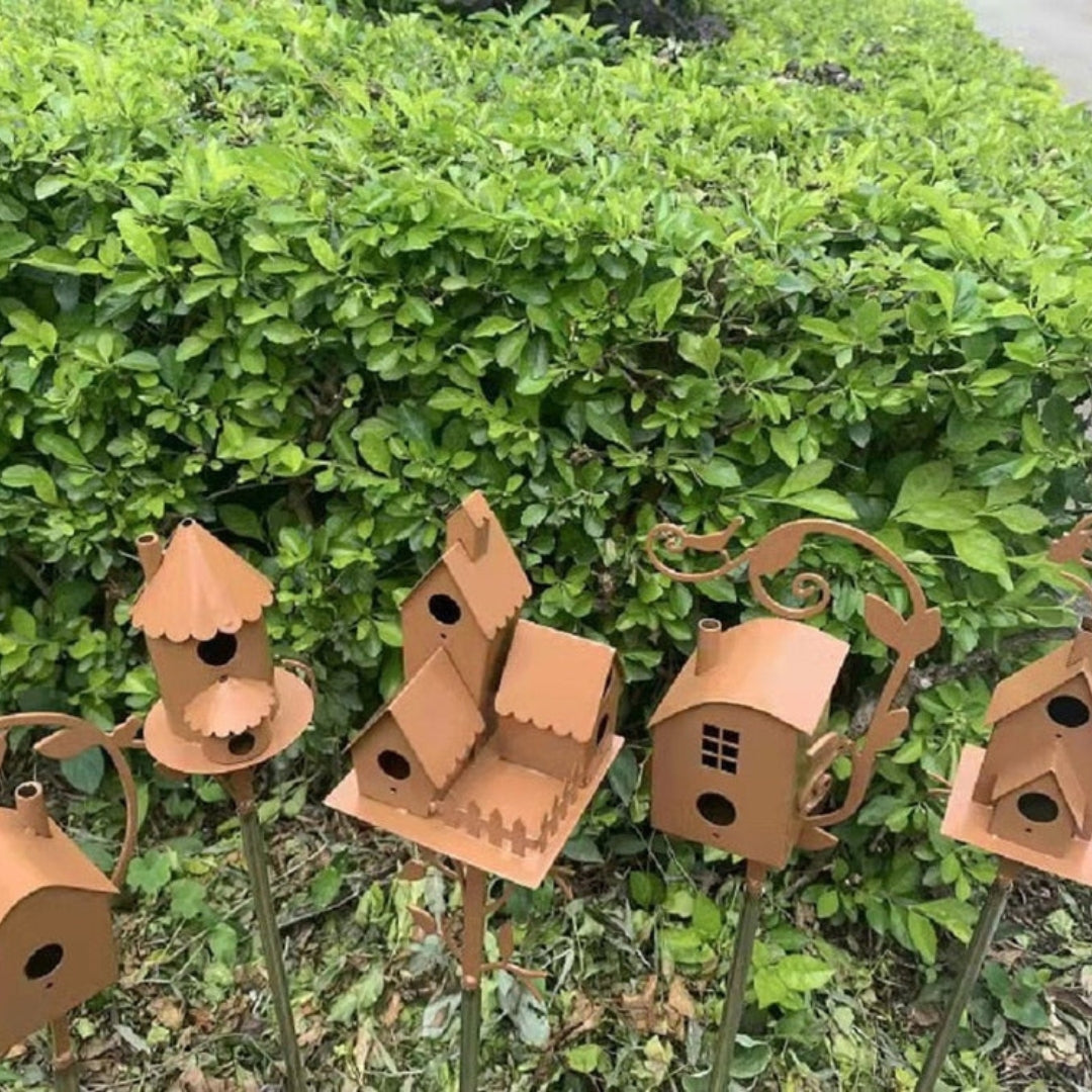 Frendorf | BirdHaven dekoratives Vogelhaus für den Garten