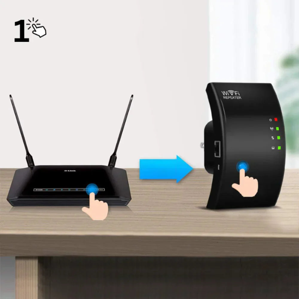 Frendorf | BoostSignal - WLAN-Verstärker ohne Kabel für optimale Abdeckung