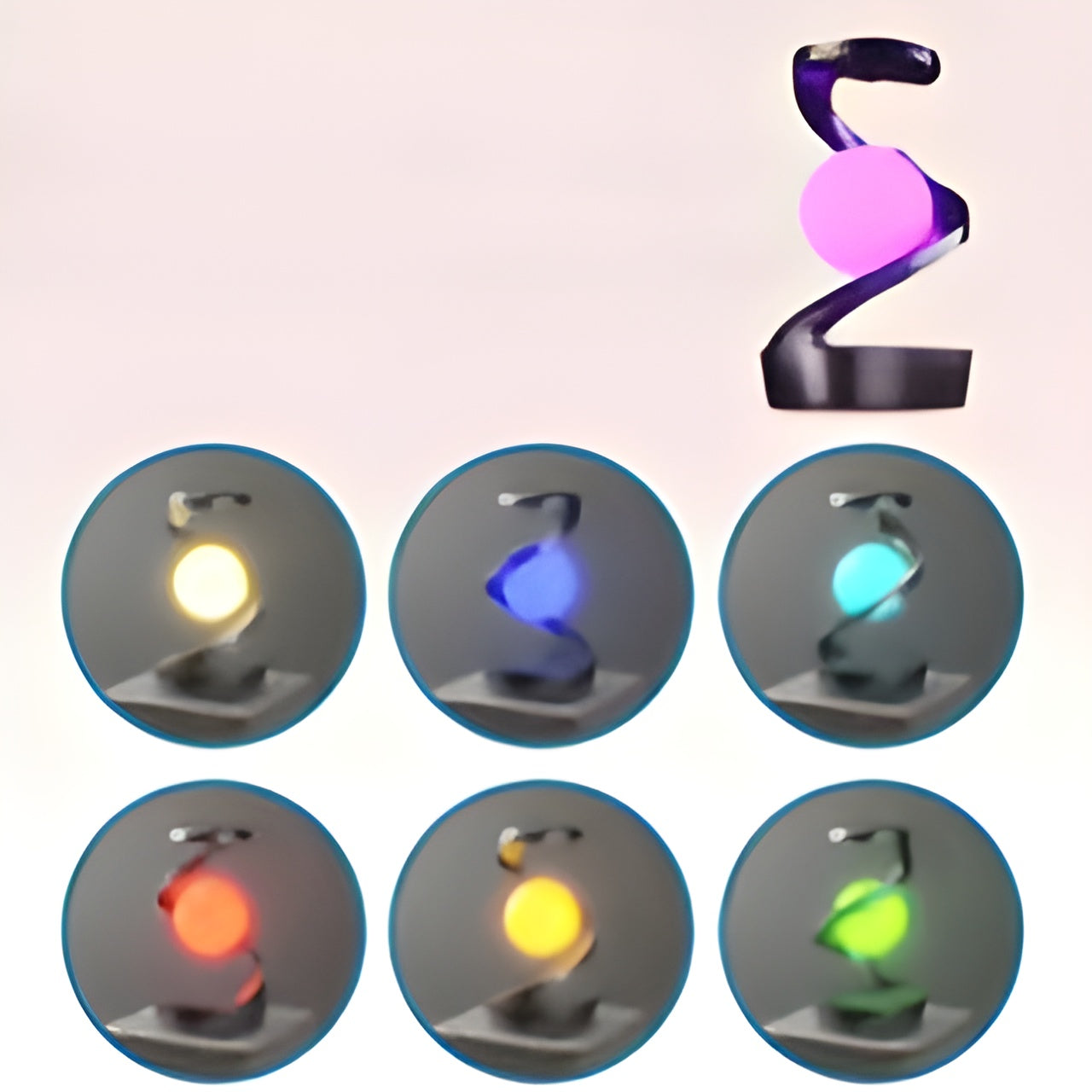 Roterende Schwebende Tischlampe | FloatLight