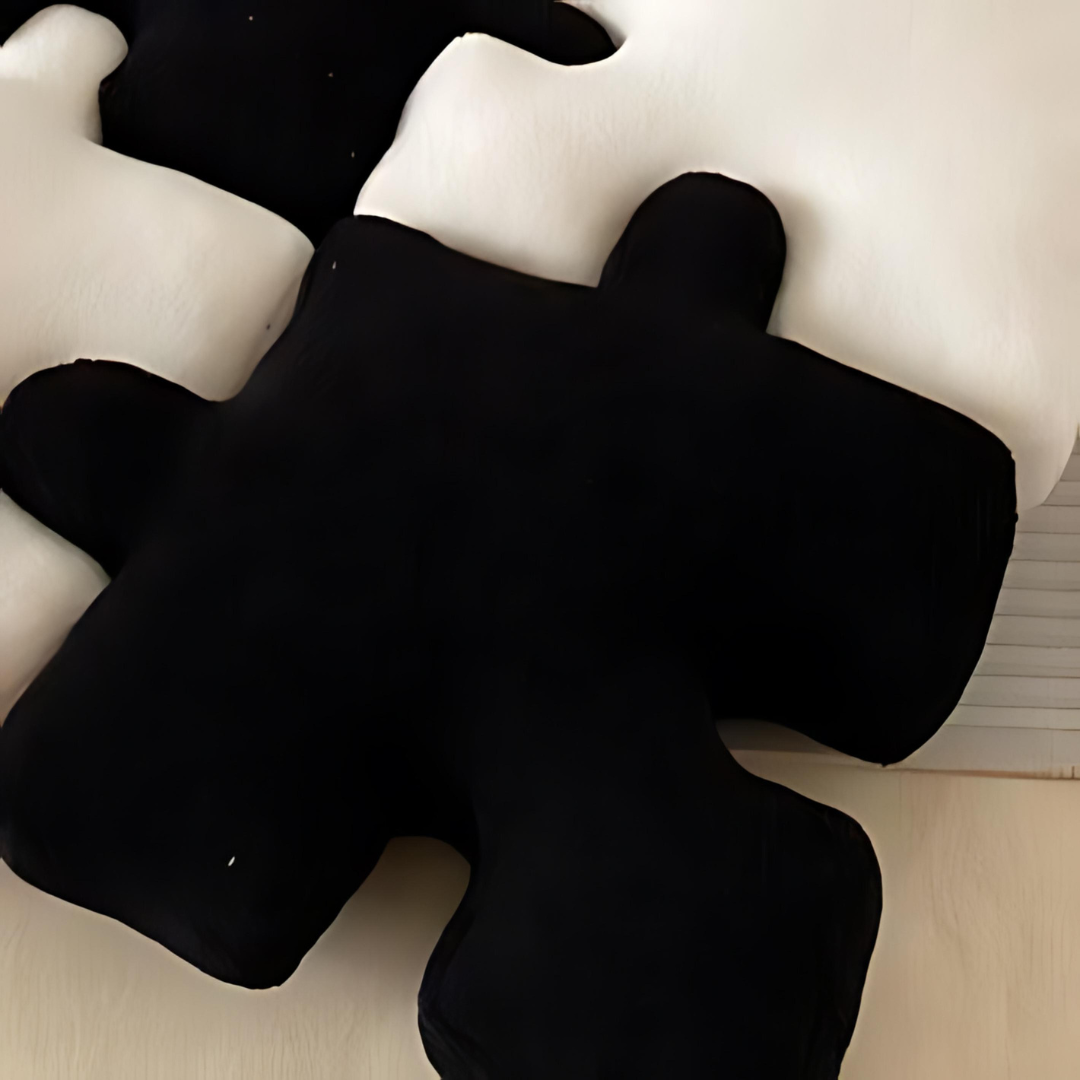 PuzzlePillow | Kuscheliges Kissen in Puzzleform