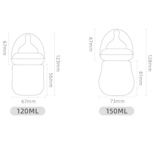 Frendorf | Babyflasche mit Weichem Sauger – BPA-freie Anti-Kolik Flasche für Neugeborene