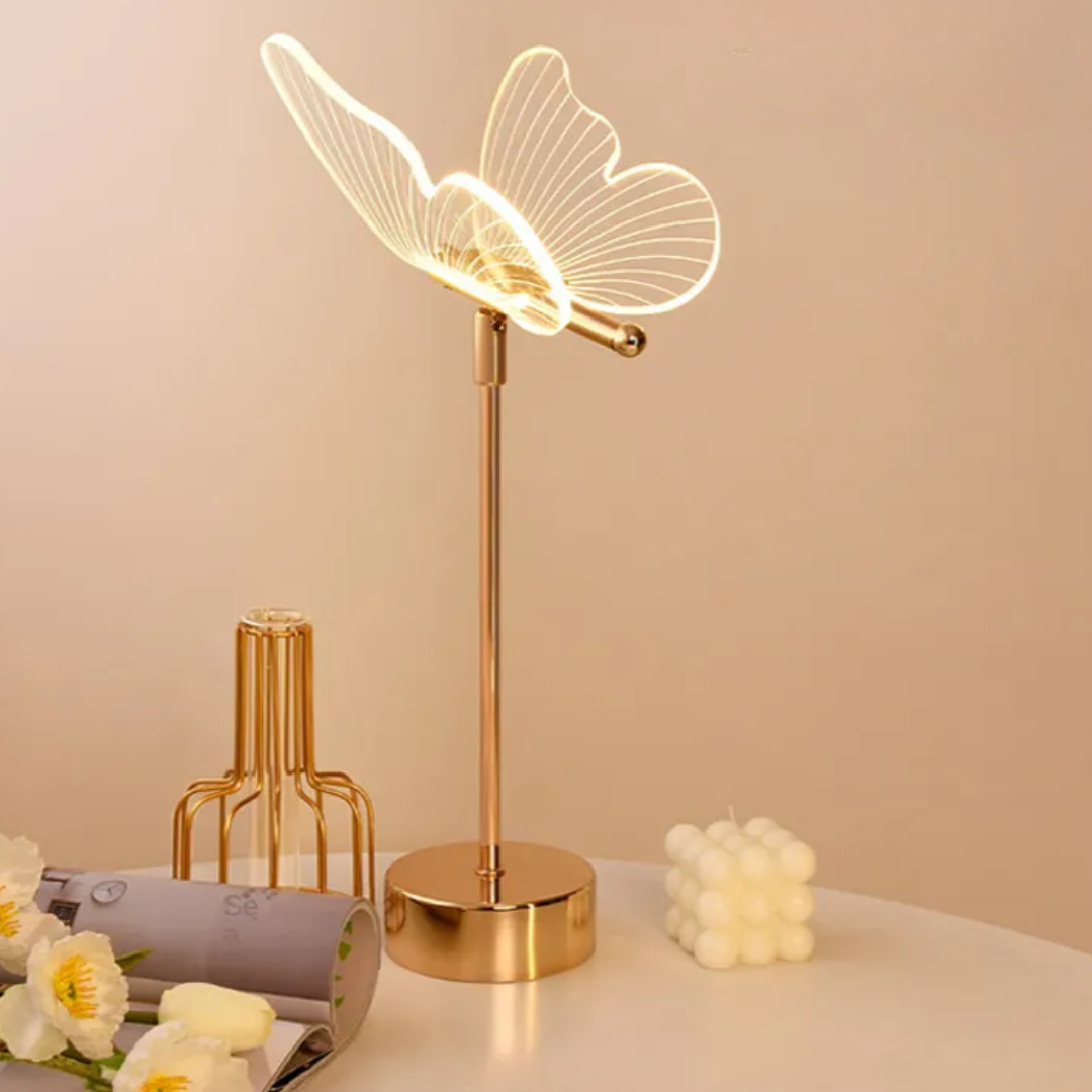 Frendorf | Acryl Schmetterling LED Tischlampe