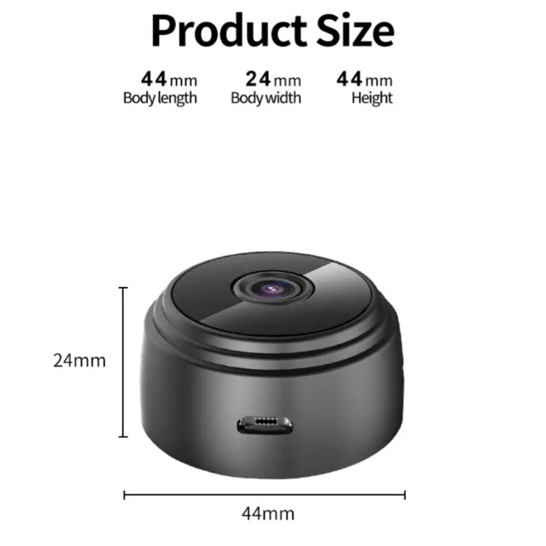Frendorf | SpyCam Mini Kamera | HD, Drahtlos, Mit Magnethalterung