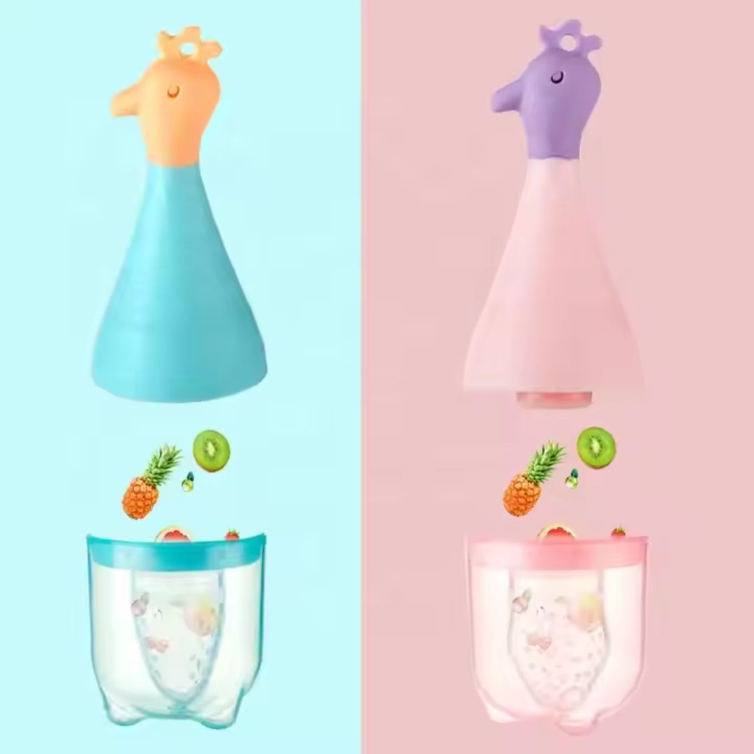 Frendorf | Baby Obst- und Gemüse Beißring – Fütterungshilfe mit Tier-Design