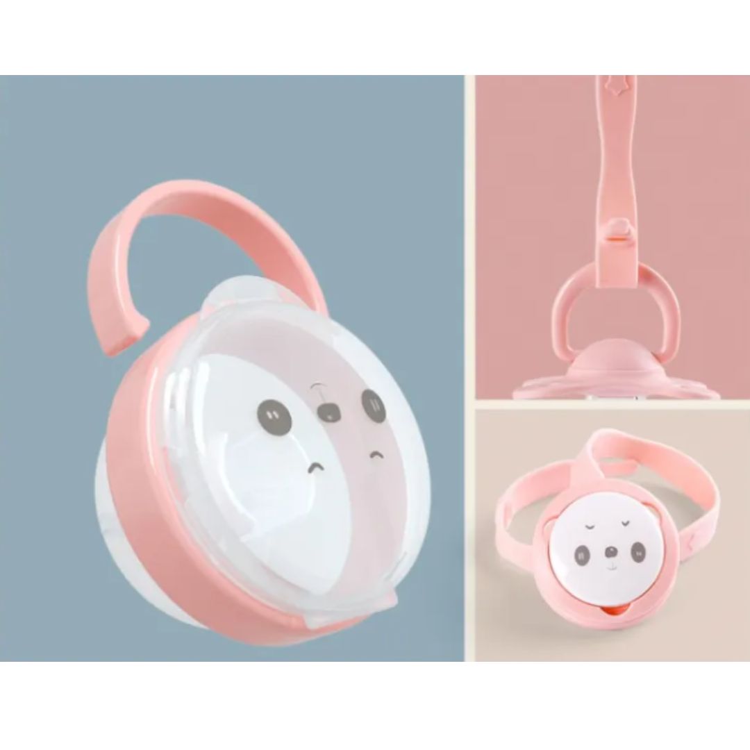 Frendorf | Baby Schnuller mit Schutzkappe – Beruhigungssauger im Süßen Bären-Design