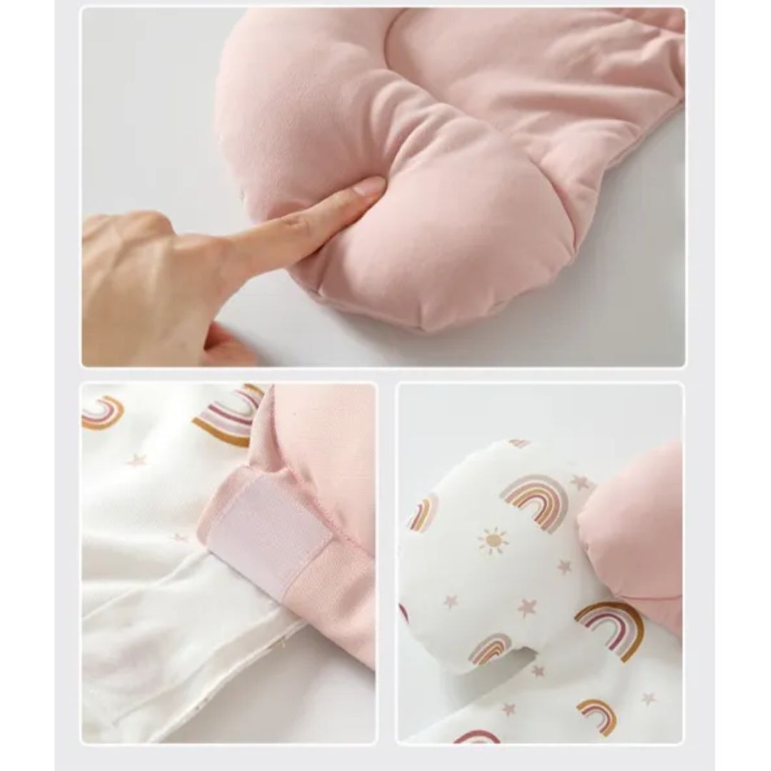 Frendorf | Baby Sitzverkleinerer mit Kopfstütze – Weiches Kissen für Babyschale & Kinderwagen