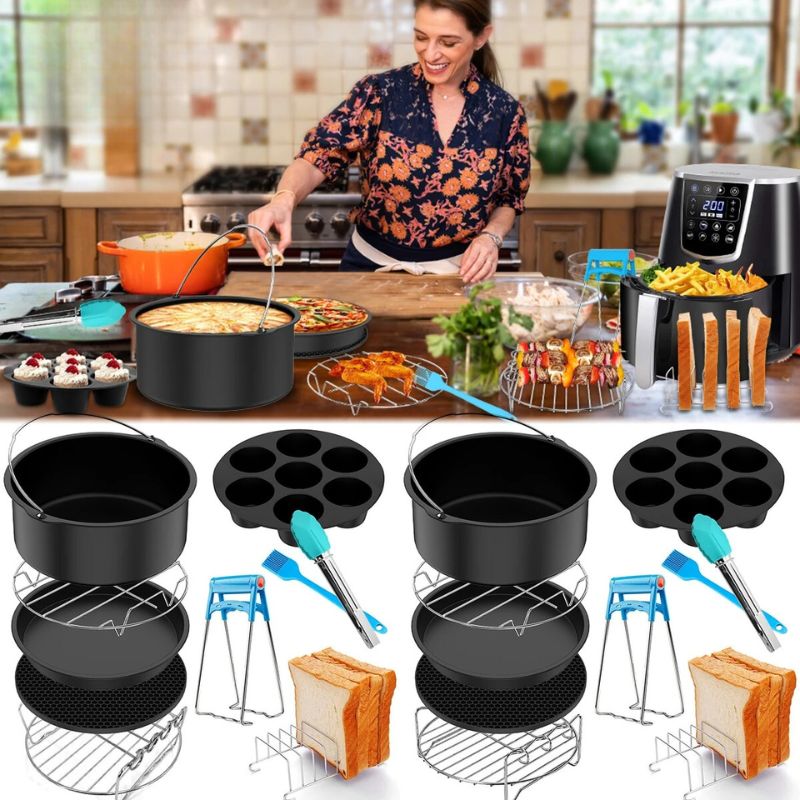 Frendorf | AirFryChef | Heißluftfritteuse Zubehör Set | Einfach und Vielseitig | Verändern Sie Ihre Küche