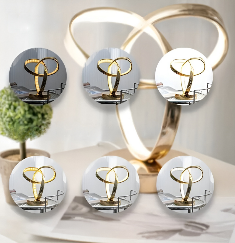 Frendorf | Ring - schlanke, moderne Tischlampe