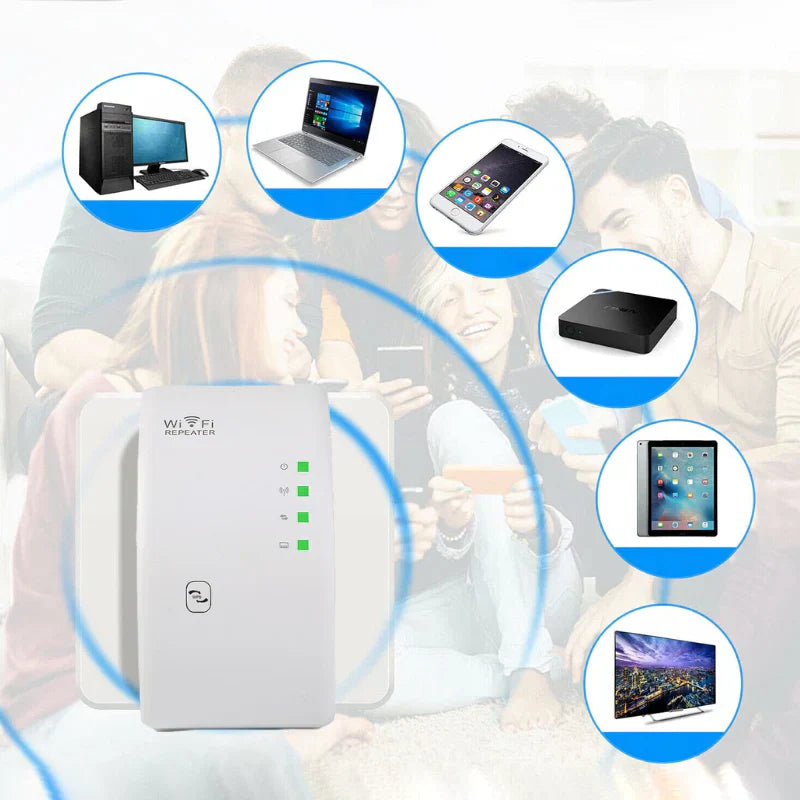 Frendorf | BoostSignal - WLAN-Verstärker ohne Kabel für optimale Abdeckung