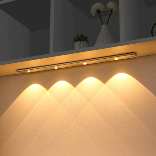 Frendorf | LumiShine Sensor Nachtlicht | Bewegungsmelder | Energiesparend | Kabelloses Design | 1+1 Aktion