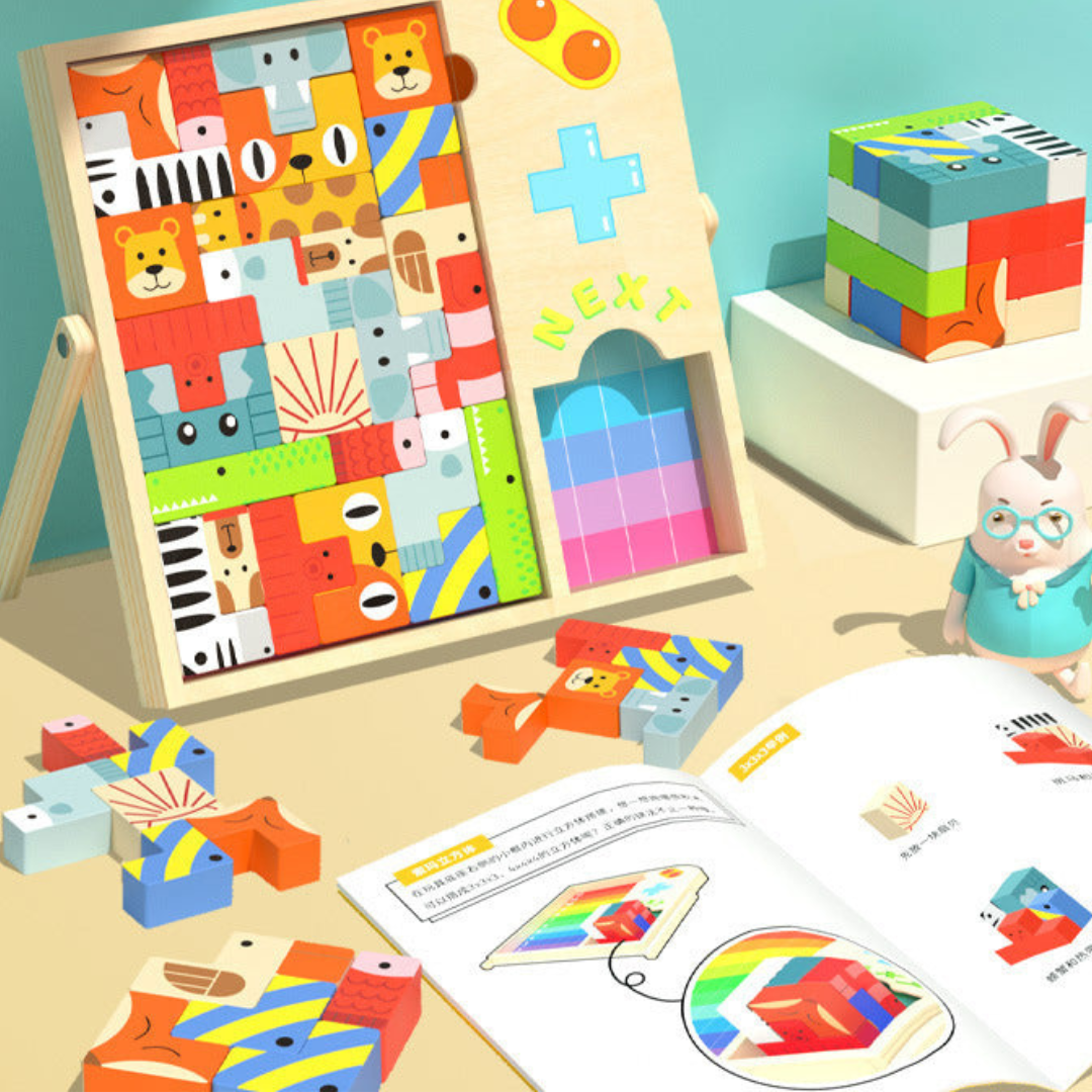 Frendorf | Tetris Puzzle Spiel aus Holz