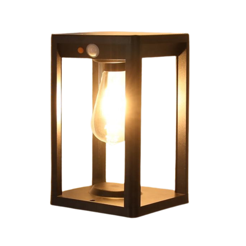 Frendorf | VeroLight Solar Säulenlampe | Solarbetrieb | Wetterfest | Außenbeleuchtung für Garten & Terrasse
