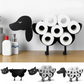 Toilettenpapierhalter - ElkCraft - Tierform - Schwarzes Eisen