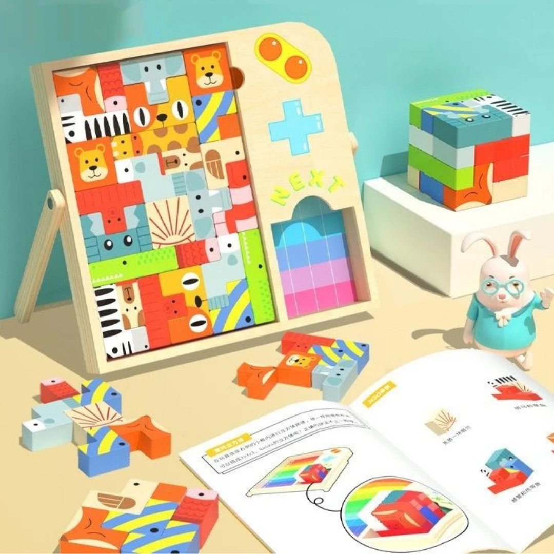 Frendorf | Tetris Puzzle Spiel aus Holz