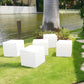 Frendorf | CubeLume Kubische Gartenleuchte | LED Außenbeleuchtung | Solarbetrieben | Stilvolles Design