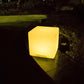 Frendorf | CubeLume Kubische Gartenleuchte | LED Außenbeleuchtung | Solarbetrieben | Stilvolles Design