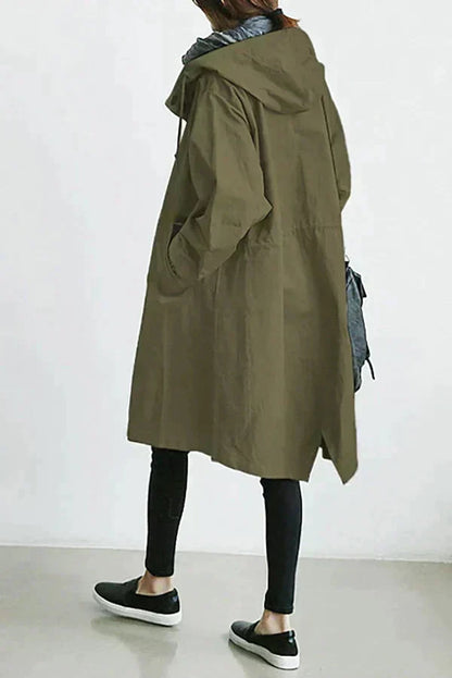 Frendorf | Wasserdichter Regenmantel mit Oversized-Kapuze für Damen