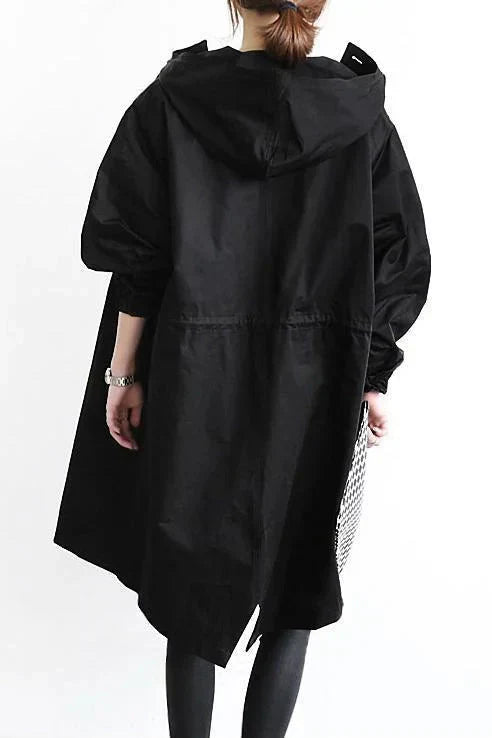Frendorf | Wasserdichter Regenmantel mit Oversized-Kapuze für Damen