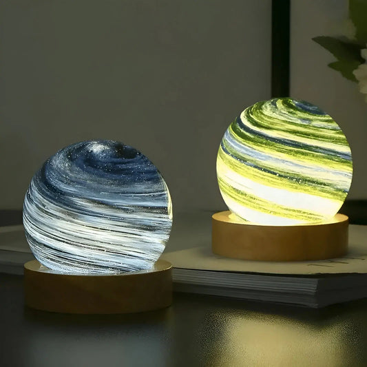 Frendorf | Jensen 3D Glas Mini Rumplanet Lampe