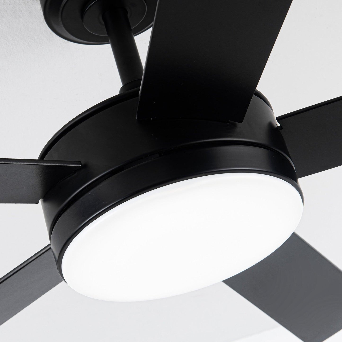 Vaczon 48" 5 Blätter Industrie DC Motor Deckenventilator mit LED-Beleuchtung und Fernbedienung