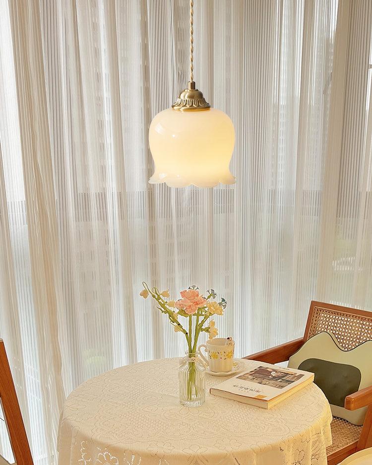 Frendorf | Bloomelia Talblume Pendelleuchte | Blütenförmiges Design | Elegante Beleuchtung für Zuhause